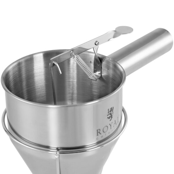 Dozownik pistolet do sosów kremów ze stali nierdzewnej dysza śr. 8 mm 1.2 l 2 10012062 2