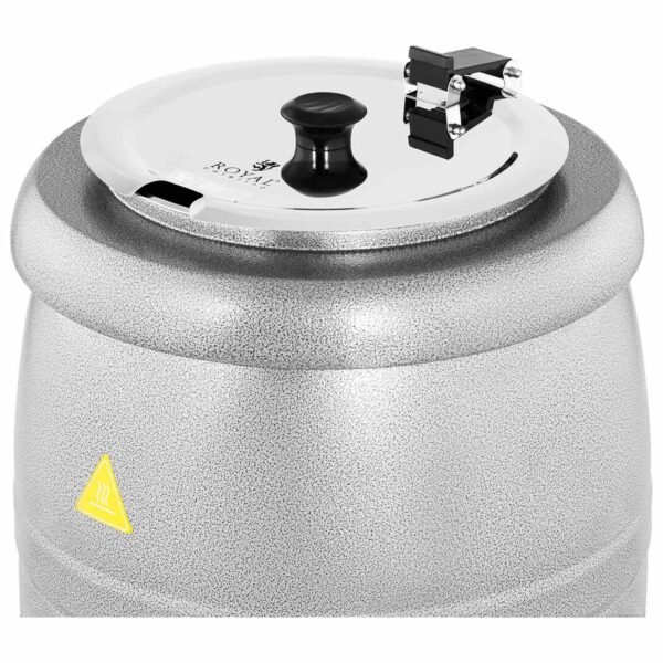 Kociołek termos do zupy elektryczny ze stali nierdzewnej cool-touch 400 W 10 l 35-80C srebrny 4 10012067 4