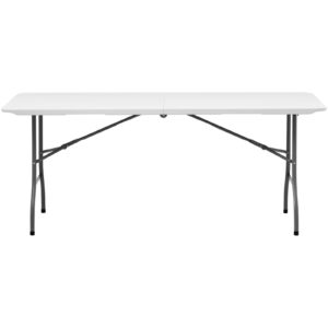 Stół cateringowy ogrodowy składany biały do 150 kg 180 x 75 x 74 cm 13 Stół cateringowy ogrodowy składany biały do 150 kg 180 x 75 x 74 cm - obrazek 6