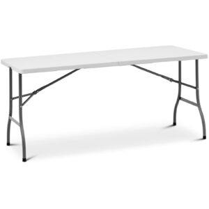 Stół cateringowy ogrodowy składany biały do 150 kg 152 x 70 x 74 cm 10 Stół cateringowy ogrodowy składany biały do 150 kg 152 x 70 x 74 cm - obrazek 2