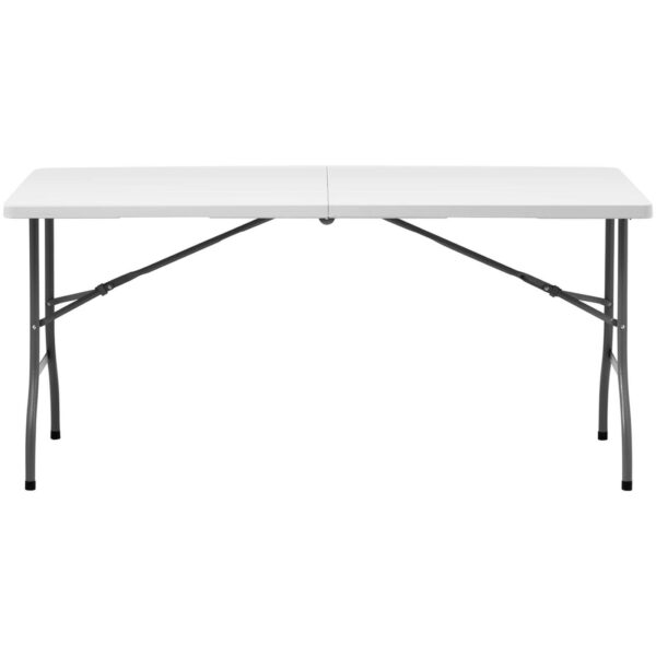 Stół cateringowy ogrodowy składany biały do 150 kg 152 x 70 x 74 cm 5 10012100 5
