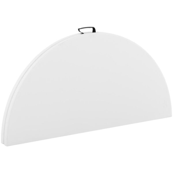Stół okrągły cateringowy ogrodowy składany biały do 150 kg śr. 150 x 74 cm 3 10012102 3