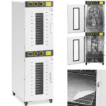 10012121 suszarka przemyslowa do zywnosci ziol owocow 2 komory 32 ruszty 40 90 c 3150 w ean 4062859018144 hurtownia zielona gora