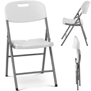 Krzesło cateringowe bankietowe ogrodowe składane do 180 kg 40 x 38 cm białe 6 Krzesło cateringowe bankietowe ogrodowe składane do 180 kg 40 x 38 cm białe - obrazek 1