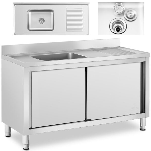 10012138-zlew-basen-gastronomiczny-jednokomorowy-z-szafka-z-drzwiami-przesuwnymi-lewy-140-x-60-x-94-5-cm-ean-4062859020697-hurtownia-zielona-gora 10012138 zlew basen gastronomiczny jednokomorowy z szafka z drzwiami przesuwnymi lewy 140 x 60 x 94 5 cm ean 4062859020697 hurtownia zielona gora