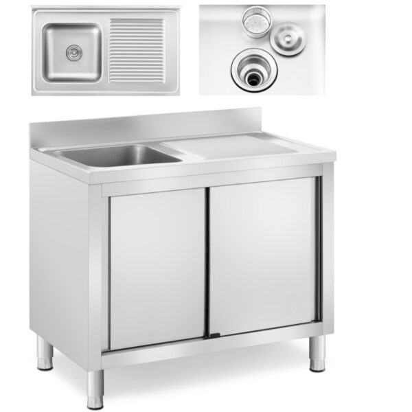 10012142-zlew-basen-gastronomiczny-jednokomorowy-z-szafka-z-drzwiami-przesuwnymi-lewy-100-x-60-x-95-cm-ean-4062859021175-hurtownia-zielona-gora 10012142 zlew basen gastronomiczny jednokomorowy z szafka z drzwiami przesuwnymi lewy 100 x 60 x 95 cm ean 4062859021175 hurtownia zielona gora