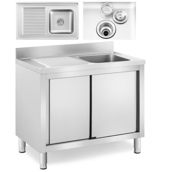 10012143-zlew-basen-gastronomiczny-jednokomorowy-z-szafka-z-drzwiami-przesuwnymi-prawy-100-x-60-x-94-cm-ean-4062859021182-hurtownia-zielona-gora 10012143 zlew basen gastronomiczny jednokomorowy z szafka z drzwiami przesuwnymi prawy 100 x 60 x 94 cm ean 4062859021182 hurtownia zielona gora