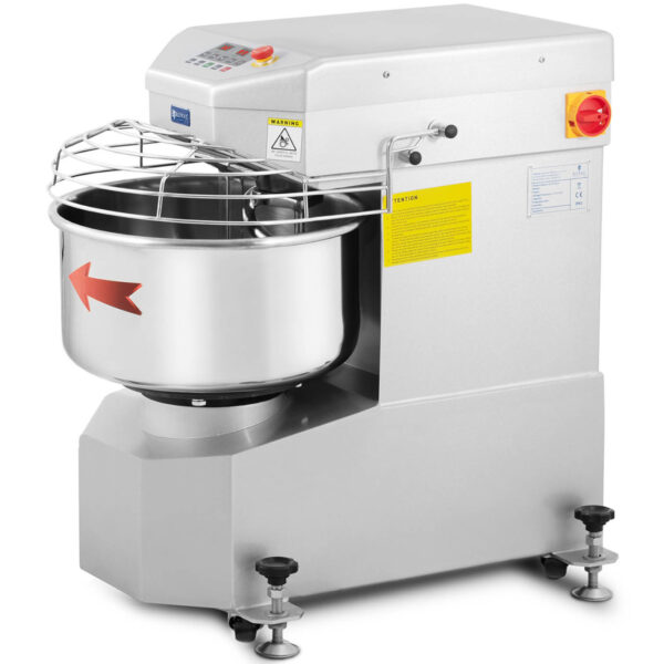 Miesiarka mikser spiralny do ciasta ze stałą dzieżą 23 l 1300 W 1 10012179 1