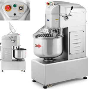 Miesiarka mikser spiralny do ciasta ze stałą dzieżą 45 l 2100 W 8 Miesiarka mikser spiralny do ciasta ze stałą dzieżą 45 l 2100 W - obrazek 1