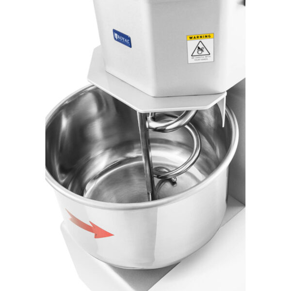 Miesiarka mikser spiralny do ciasta ze stałą dzieżą 30 l 2100 W 4 10012181 4