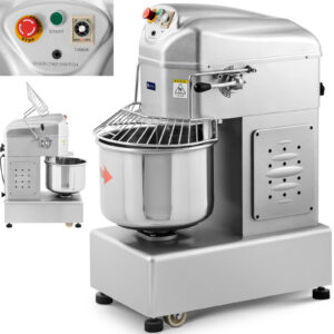 Miesiarka mikser spiralny do ciasta ze stałą dzieżą 30 l 2100 W 8 Miesiarka mikser spiralny do ciasta ze stałą dzieżą 30 l 2100 W - obrazek 1