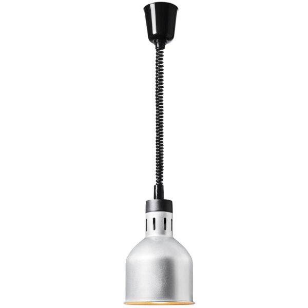 Lampa grzewcza do potraw na podczerwień IR wisząca srebrna śr. 17.5 cm 250 W 1 10012258 1