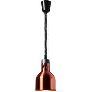 Lampa grzewcza do potraw na podczerwień IR wisząca mosiądz śr. 17.5 cm 250 W 6 Lampa grzewcza do potraw na podczerwień IR wisząca mosiądz śr. 17.5 cm 250 W - obrazek 2