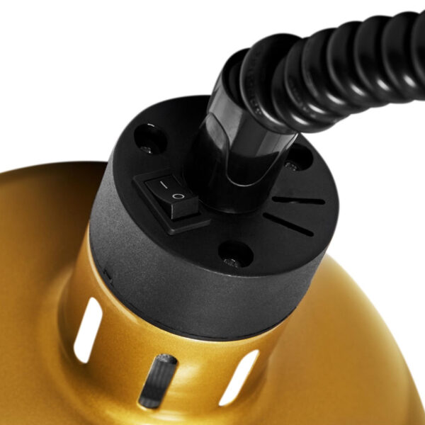 Lampa grzewcza do potraw na podczerwień IR wisząca złota śr. 29 cm 250 W 4 10012262 4