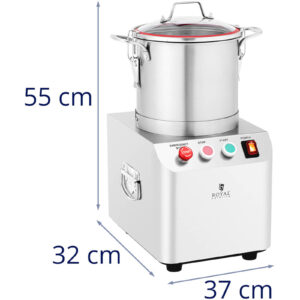 Kuter wilk gastronomiczny do siekania mielenia krojenia mięsa warzyw 1400 obr./min 6 l 550 W 15 Kuter wilk gastronomiczny do siekania mielenia krojenia mięsa warzyw 1400 obr./min 6 l 550 W - obrazek 8