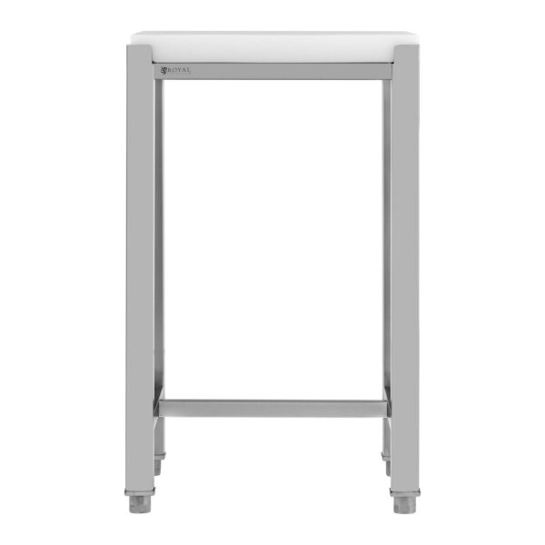 Kloc masarski rozbiorowy z polietylenu na stalowej podstawie 40 x 50 x 86.5 cm 4 10012329 4