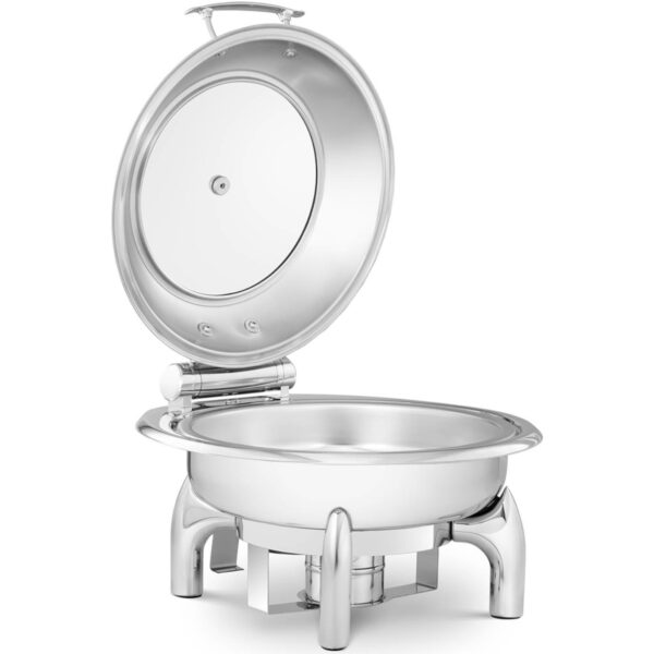 Podgrzewacz do potraw okrągły na pastę z pokrywą z okienkiem śr. 39 cm 5.5 l 1 10012405 1