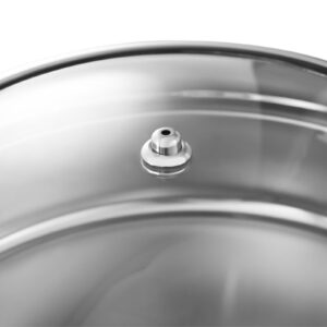 Podgrzewacz do potraw okrągły na pastę z pokrywą z okienkiem śr. 39 cm 5.5 l 10 Podgrzewacz do potraw okrągły na pastę z pokrywą z okienkiem śr. 39 cm 5.5 l - obrazek 5