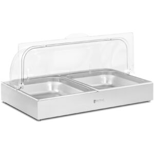 Witryna ekspozycyjna bufetowa śniadaniowa z pokrywą rolltop 2x GN 1/2 2x 4 l 6 Witryna ekspozycyjna bufetowa śniadaniowa z pokrywą rolltop 2x GN 1/2 2x 4 l - obrazek 2