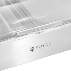 Witryna ekspozycyjna bufetowa śniadaniowa z pokrywą rolltop 2x GN 1/2 2x 4 l 7 Witryna ekspozycyjna bufetowa śniadaniowa z pokrywą rolltop 2x GN 1/2 2x 4 l - obrazek 3