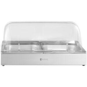 Witryna ekspozycyjna bufetowa śniadaniowa z pokrywą rolltop 2x GN 1/2 2x 4 l 9 Witryna ekspozycyjna bufetowa śniadaniowa z pokrywą rolltop 2x GN 1/2 2x 4 l - obrazek 5
