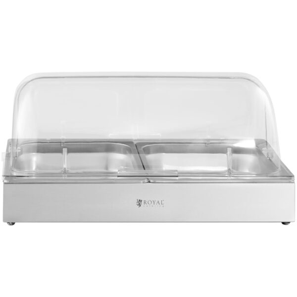 Witryna ekspozycyjna bufetowa śniadaniowa z pokrywą rolltop 2x GN 1/2 2x 4 l 4 10012413 4