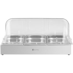 Witryna bufetowa śniadaniowa z pokrywą rolltop 3x GN 1/3 3x 2,6 l 9 Witryna bufetowa śniadaniowa z pokrywą rolltop 3x GN 1/3 3x 2,6 l - obrazek 5