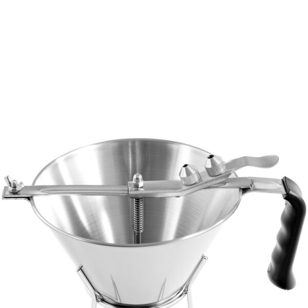 Dozownik lejek pistolet do sosów polew stalowy + stojak 3 dysze 1.8 l 2 10012451 2