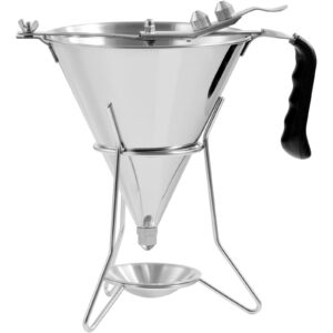 Dozownik lejek pistolet do sosów polew stalowy + stojak 3 dysze 1.8 l 12 Dozownik lejek pistolet do sosów polew stalowy + stojak 3 dysze 1.8 l - obrazek 6