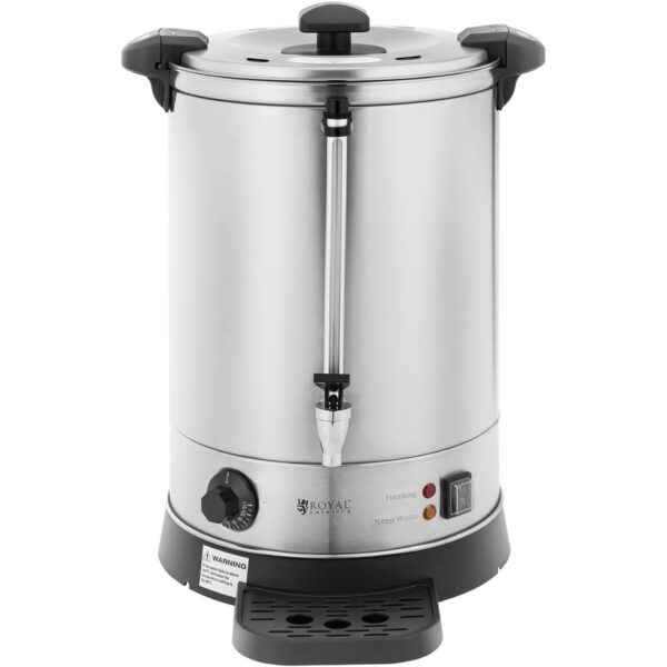 Warnik podgrzewacz do wody z podwójnymi ściankami i ociekaczem 13.5 L 2500 W srebrny 5 10012456 5