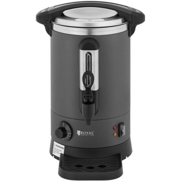 Warnik podgrzewacz do wody z podwójnymi ściankami i ociekaczem 6.1 L 1500 W szary 5 10012457 5