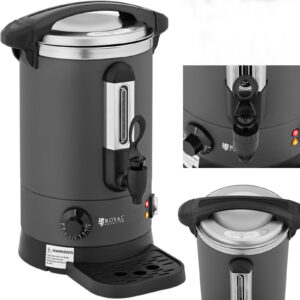 Warnik podgrzewacz do wody z podwójnymi ściankami i ociekaczem 6.1 L 1500 W szary 6 Warnik podgrzewacz do wody z podwójnymi ściankami i ociekaczem 6.1 L 1500 W szary - obrazek 1