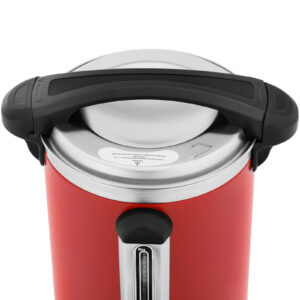 Warnik podgrzewacz do wody z podwójnymi ściankami i ociekaczem 6.1 L 1500 W czerwony 9 Warnik podgrzewacz do wody z podwójnymi ściankami i ociekaczem 6.1 L 1500 W czerwony - obrazek 4