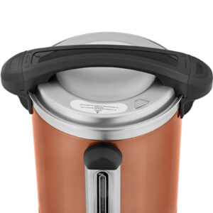 Warnik podgrzewacz do wody z podwójnymi ściankami i ociekaczem 6.1 L 1500 W pomarańczowy 8 Warnik podgrzewacz do wody z podwójnymi ściankami i ociekaczem 6.1 L 1500 W pomarańczowy - obrazek 3