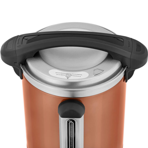 Warnik podgrzewacz do wody z podwójnymi ściankami i ociekaczem 6.1 L 1500 W pomarańczowy 2 10012462 2