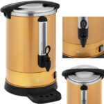 10012466 zaparzacz do kawy herbaty z kranem i tacka ociekowa 14 l 1500 w zloty ean 4062859064974 hurtownia sklep tanio