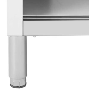 Stół gastronomiczny z szafką z drzwiami suwanymi STAL 120 x 50 cm do 390 kg 8 Stół gastronomiczny z szafką z drzwiami suwanymi STAL 120 x 50 cm do 390 kg - obrazek 4