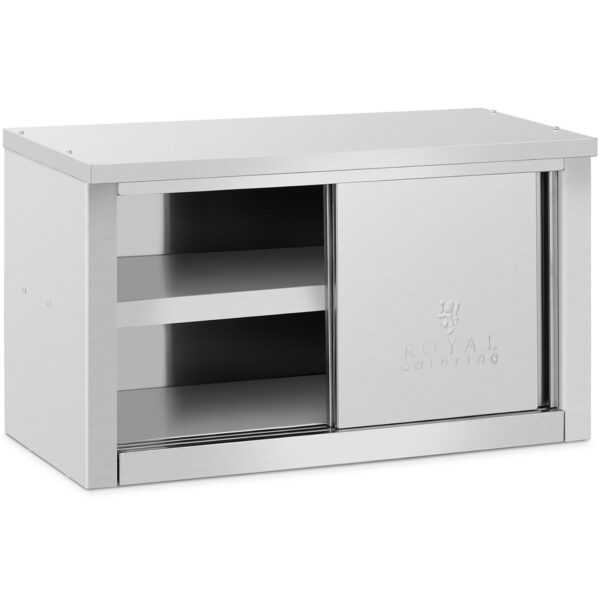 Szafa ścienna gastronomiczna z drzwiami przesuwanymi STAL 120 kg 90 x 40 x 50 cm 1 10012556 1