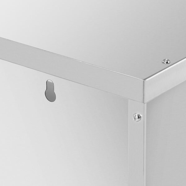 Szafa ścienna gastronomiczna z drzwiami przesuwanymi STAL 120 kg 90 x 40 x 50 cm 3 10012556 3