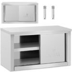 10012557 szafa scienna gastronomiczna z drzwiami przesuwanymi stal 140 kg 90 x 40 x 50 cm ean 4062859074782 hurtownia sklep tanio