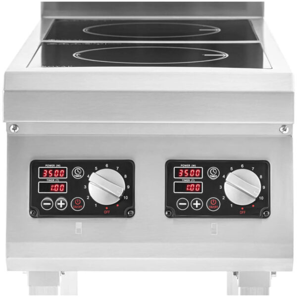 Kuchnia indukcyjna 2 palnikowa wolnostojąca 400 V 2 x 3500 W 2 10012576 2