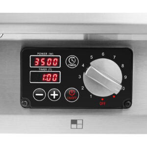 Kuchnia indukcyjna 4 palnikowa nastawna timer 400 V 4 x 3500 W 8 Kuchnia indukcyjna 4 palnikowa nastawna timer 400 V 4 x 3500 W - obrazek 3