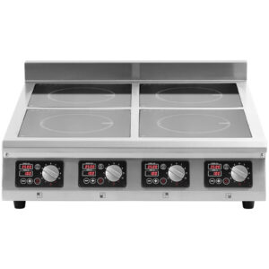 Kuchnia indukcyjna 4 palnikowa nastawna timer 400 V 4 x 3500 W 10 Kuchnia indukcyjna 4 palnikowa nastawna timer 400 V 4 x 3500 W - obrazek 5