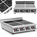 10012577 kuchnia indukcyjna 4 palnikowa nastawna timer 400 v 4 x 3500 w ean 4062859077516 hurtownia sklep tanio