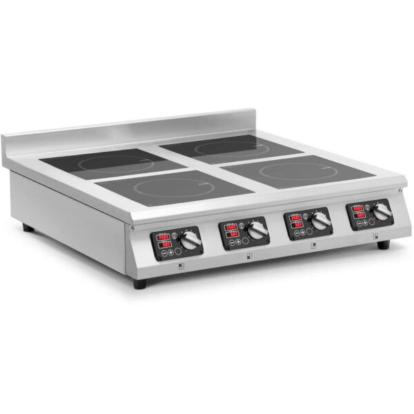 Kuchnia indukcyjna 4 palnikowa nablatowa timer 400 V 4 x 3500 W 1 10012578 1