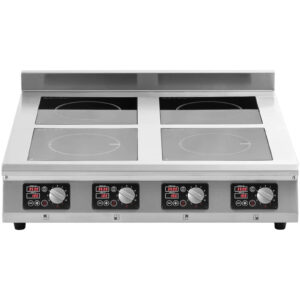 Kuchnia indukcyjna 4 palnikowa nablatowa timer 400 V 4 x 3500 W 10 Kuchnia indukcyjna 4 palnikowa nablatowa timer 400 V 4 x 3500 W - obrazek 5
