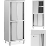 10012593 szafa gastronomiczna magazynowa ze stali nierdzewnej drzwi suwane 120 kg 80 x 50 x 180 cm ean 4062859083401 hurtownia sklep tanio