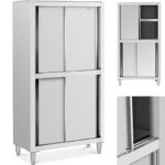 10012594 szafa gastronomiczna magazynowa ze stali nierdzewnej drzwi suwane 120 kg 100 x 50 x 180 cm ean 4062859083418 hurtownia sklep tanio