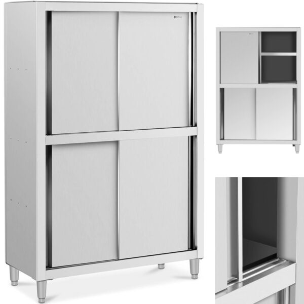 10012595-szafa-gastronomiczna-magazynowa-ze-stali-nierdzewnej-drzwi-suwane-120-kg-120-x-50-x-180-cm-ean-4062859083425-hurtownia-sklep-tanio 10012595 szafa gastronomiczna magazynowa ze stali nierdzewnej drzwi suwane 120 kg 120 x 50 x 180 cm ean 4062859083425 hurtownia sklep tanio