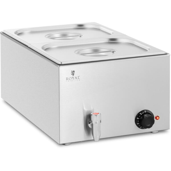 Bemar podgrzewacz elektryczny z kranem 2 x GN 1/2 600 W 1 10012617 1